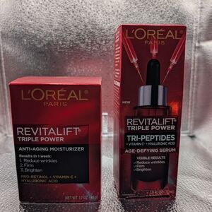 L'oreal Paris Triple Power Age Defy Serum And Anti -Aging Moisturizer New Inbox